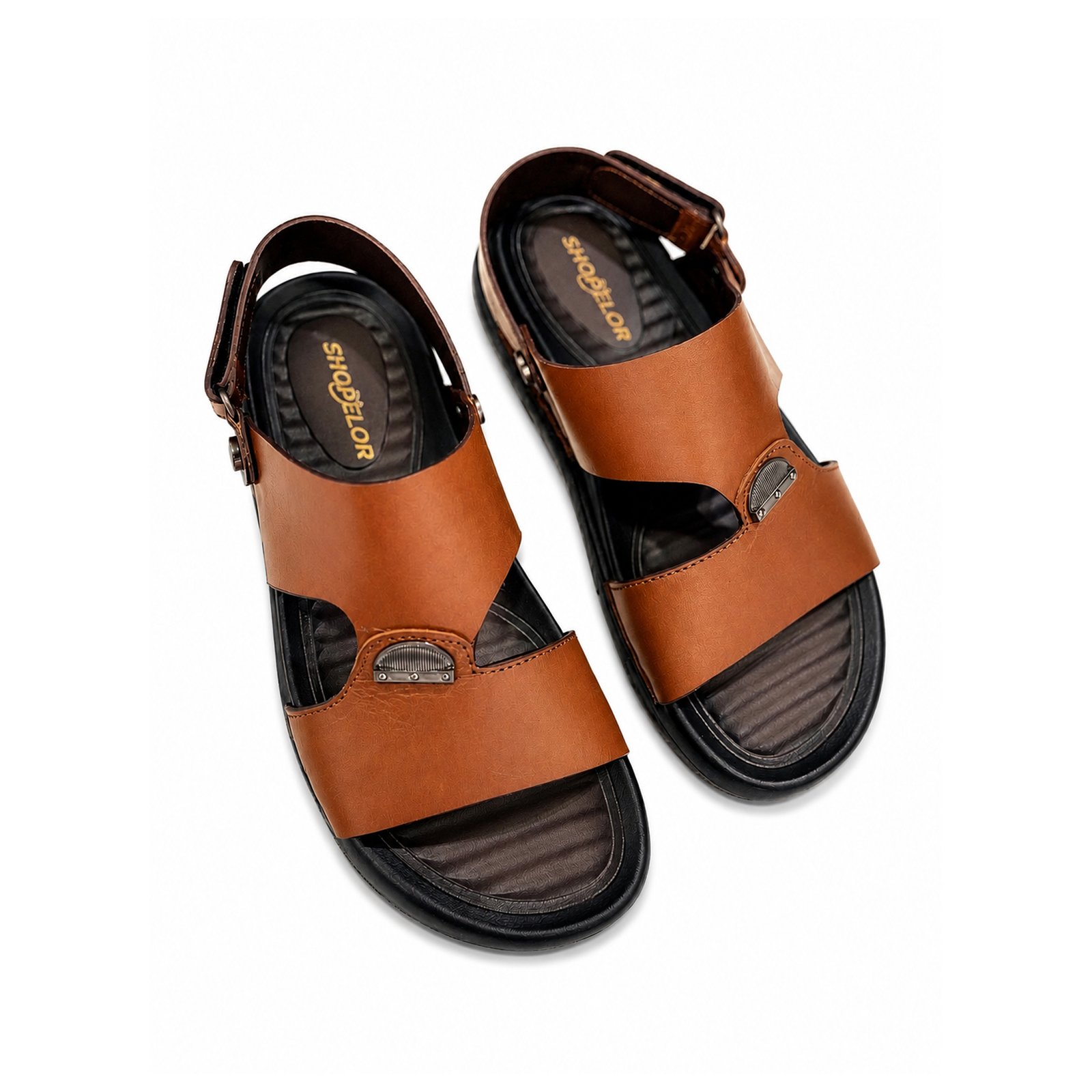 CODE_ 410 Original Leather Casual & Traditional Comfort Sandal - Image 1
